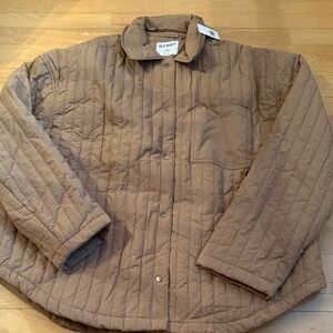 Old Navy Quilted Jacket in Light Brown
